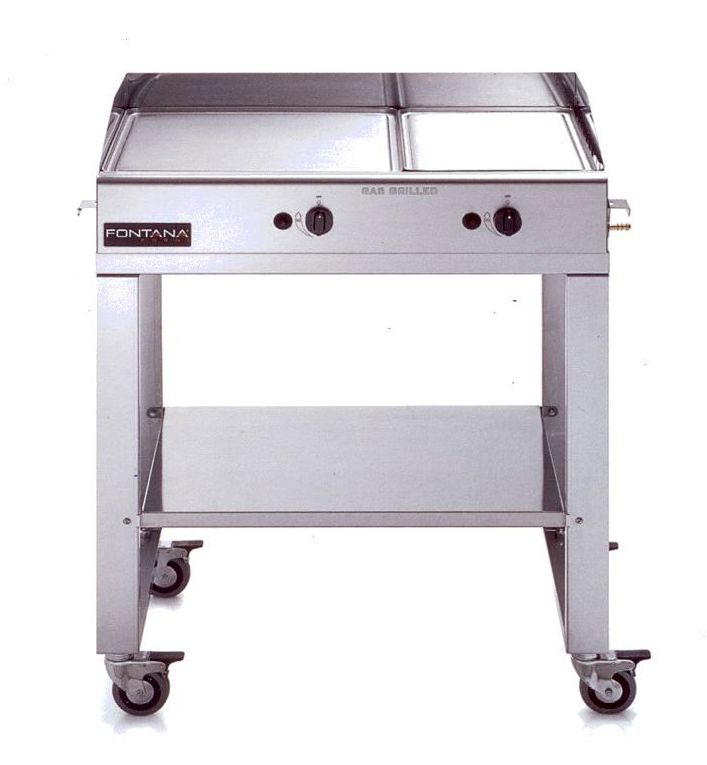 BARBECUE A GAS A PIETRA LAVICA DA APPOGGIO MOD. S1 ACC. INOX [barb_s1_app]  - 1.200,00 € : Fratelli Vagnoni Store!, Per Arredare. Con Stile.