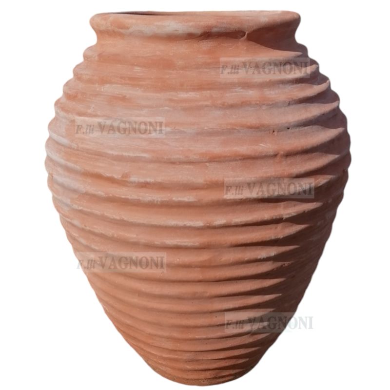 ORCIO ANFORA STILE GRECIA IN TERRACOTTA CM.67X50