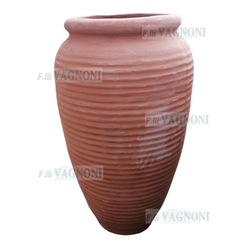 ORCIO ANFORA STILE GRECIA IN TERRACOTTA CM.100x55