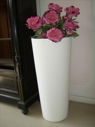 MV171 - composizione tutto tondo - riferimento misure vaso bianco altezza 40  cm - Il Germoglio Fiori Artificiali - Vendita Fiori Artificiali di  Altissima Qualità Milano